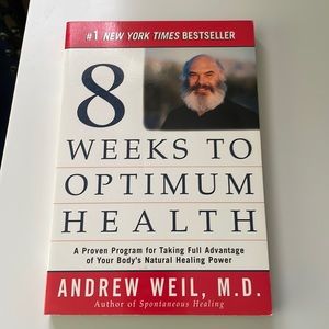 4 for $20 - Book - 8 weeks to optimum health - Andrew Weil, MD